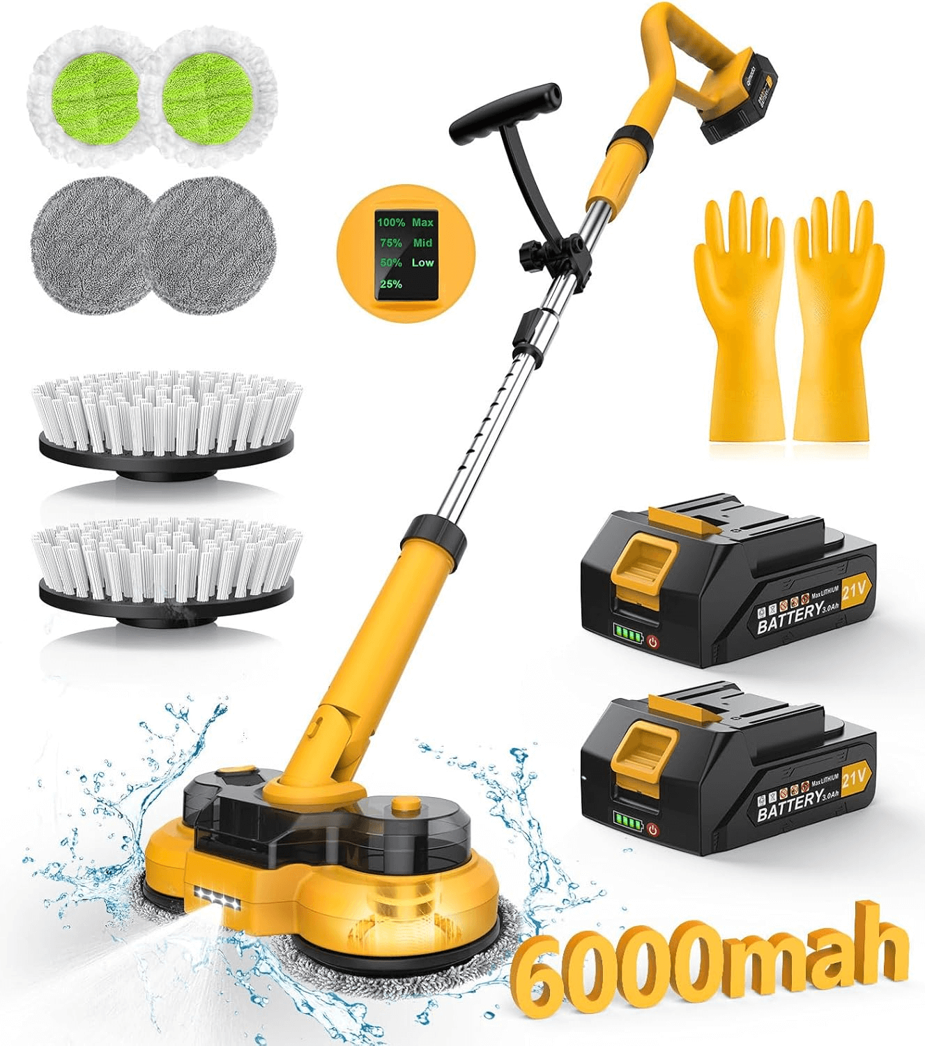 Adjustable Cleaning Handle with Ergonomic Grip - Image 3