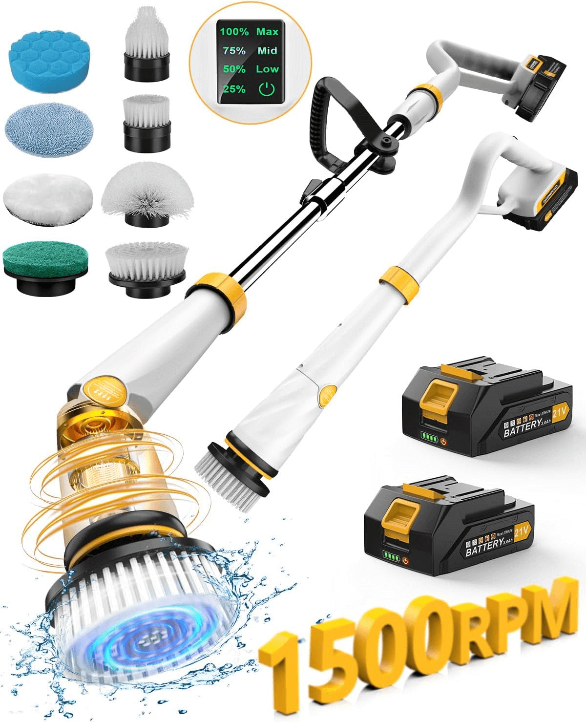 Adjustable Cleaning Handle with Ergonomic Grip - Image 6